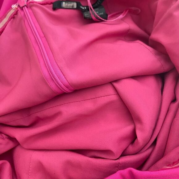 Jay Godfrey Strapless Evening Gown Hot Pink Size 8 - Picture 8 of 8